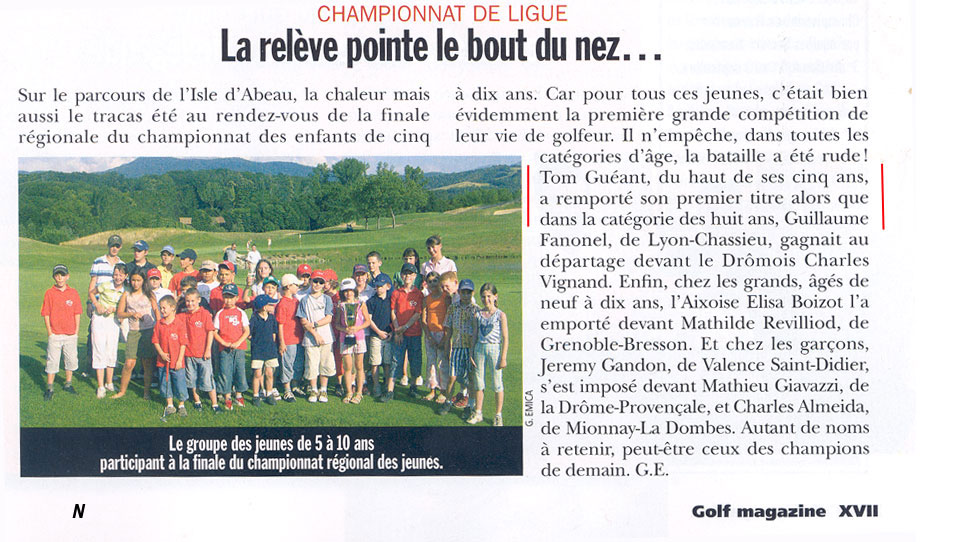 Golf Magazine N° 202 Septembre 2006