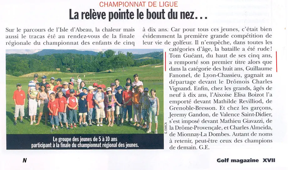 Golf Magazine N° 202 Septembre 2006