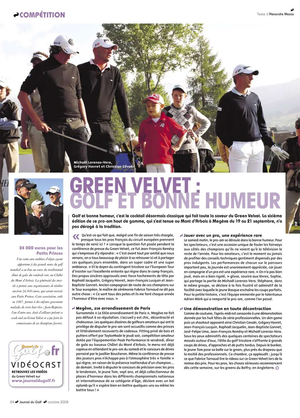 Journal du golf